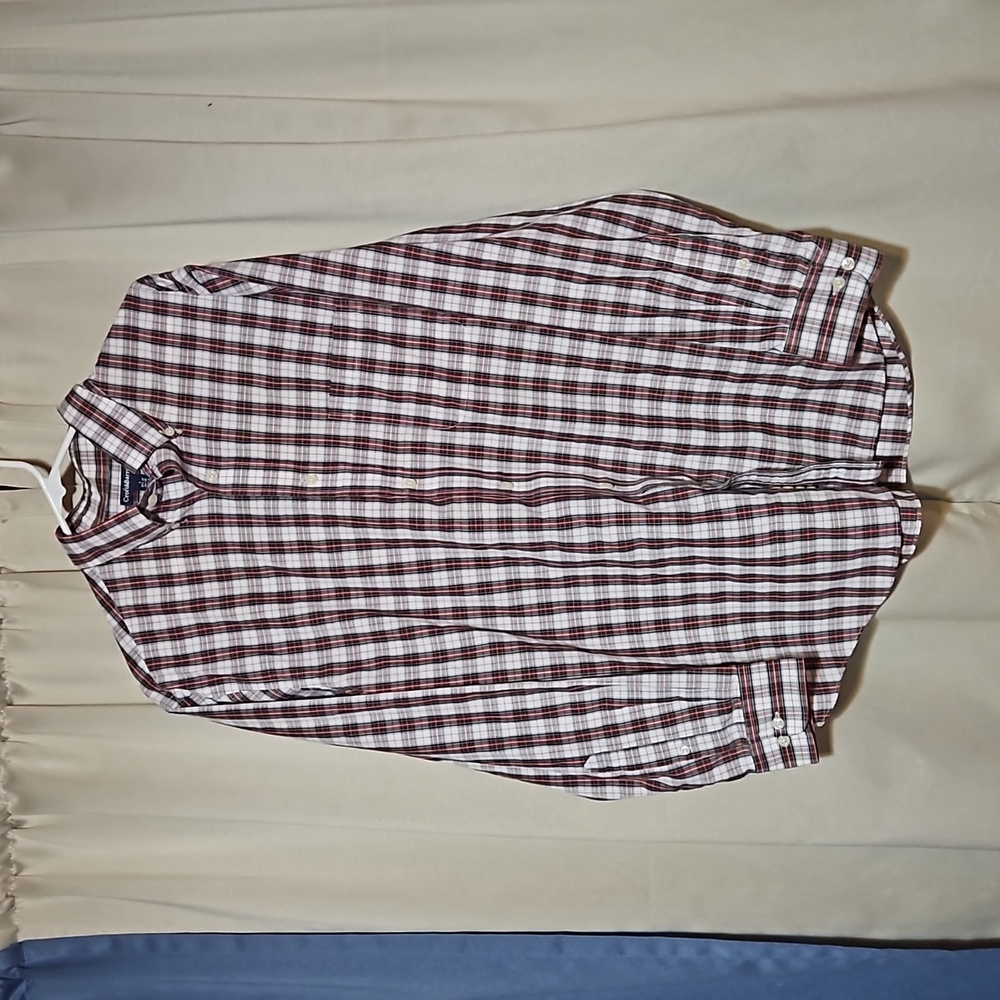 Men's Long Sleeve Button Front Collared Dress Shirt
